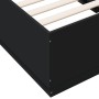 Estructura de cama madera de ingeniería negra 75x190 cm de vidaXL, Camas y somieres - Ref: Foro24-3209759, Precio: 106,67 €, ...