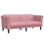 Pink velvet 2-seater sofa by vidaXL, Sofas - Ref: Foro24-372578, Price: 279,23 €, Discount: %