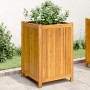 Planter with solid acacia wood lining 50x50x75 cm by vidaXL, Pots and planters - Ref: Foro24-366444, Price: 102,66 €, Discoun...