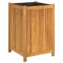 Planter with solid acacia wood lining 50x50x75 cm by vidaXL, Pots and planters - Ref: Foro24-366444, Price: 102,66 €, Discoun...