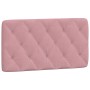 Bed with pink velvet mattress 100x200 cm by vidaXL, Beds and slatted bases - Ref: Foro24-3208645, Price: 305,99 €, Discount: %