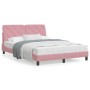 Bett mit rosa Samtmatratze 120x200 cm von vidaXL, Betten und Lattenroste - Ref: Foro24-3208651, Preis: 407,18 €, Rabatt: %