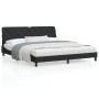 Cama con colchón terciopelo negro 180x200 cm de vidaXL, Camas y somieres - Ref: Foro24-3208672, Precio: 492,25 €, Descuento: %