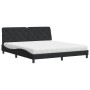 Cama con colchón terciopelo negro 180x200 cm de vidaXL, Camas y somieres - Ref: Foro24-3208672, Precio: 492,25 €, Descuento: %