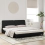 Cama con colchón terciopelo negro 180x200 cm de vidaXL, Camas y somieres - Ref: Foro24-3208672, Precio: 492,25 €, Descuento: %