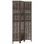 Dark brown paulownia wood 3-panel separator screen by vidaXL, Room dividers - Ref: Foro24-358656, Price: 79,33 €, Discount: %