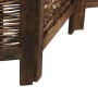 Dark brown paulownia wood 3-panel separator screen by vidaXL, Room dividers - Ref: Foro24-358656, Price: 79,33 €, Discount: %