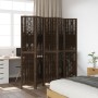 Dark brown paulownia wood 5-panel separator screen by vidaXL, Room dividers - Ref: Foro24-358663, Price: 117,78 €, Discount: %