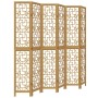 6-panel partition screen solid brown paulownia wood by vidaXL, Room dividers - Ref: Foro24-358876, Price: 172,13 €, Discount: %