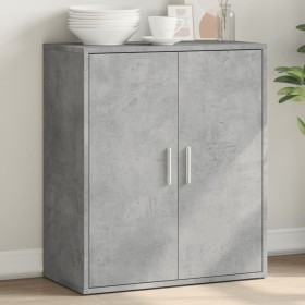 Concrete gray engineered wood sideboard 60x31x70 cm by vidaXL, Sideboards - Ref: Foro24-840460, Price: 61,99 €, Discount: %