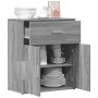 Aparador de madera de ingeniería gris Sonoma 60x31x70 cm de vidaXL, Aparadores - Ref: Foro24-840469, Precio: 72,53 €, Descuen...