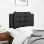 Black synthetic leather padded bed headboard 80 cm by vidaXL, Headboards and footboards - Ref: Foro24-374829, Price: 30,47 €,...