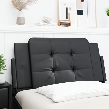 Black synthetic leather padded bed headboard 100 cm by vidaXL, Headboards and footboards - Ref: Foro24-374843, Price: 30,99 €...