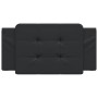 Black synthetic leather padded bed headboard 100 cm by vidaXL, Headboards and footboards - Ref: Foro24-374843, Price: 30,99 €...