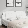 White synthetic leather padded bed headboard 180 cm by vidaXL, Headboards and footboards - Ref: Foro24-374874, Price: 48,61 €...