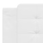 Cabecero de cama acolchado cuero sintético blanco 180 cm de vidaXL, Cabeceros y pies de cama - Ref: Foro24-374874, Precio: 48...