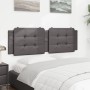 Gray synthetic leather padded bed headboard 160 cm by vidaXL, Headboards and footboards - Ref: Foro24-374869, Price: 42,05 €,...