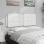 White synthetic leather padded bed headboard 140 cm by vidaXL, Headboards and footboards - Ref: Foro24-374860, Price: 41,59 €...