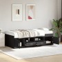 Lounger with drawers black engineered wood 90x190 cm by vidaXL, Beds and slatted bases - Ref: Foro24-3280252, Price: 196,67 €...