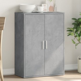 Concrete gray engineered wood sideboard 60x31x84 cm by vidaXL, Sideboards - Ref: Foro24-840488, Price: 71,93 €, Discount: %