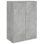 Aparador de madera de ingeniería gris hormigón 60x31x84 cm de vidaXL, Aparadores - Ref: Foro24-840488, Precio: 77,09 €, Descu...