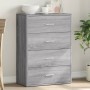 Sonoma gray engineered wood sideboard 60x31x84 cm by vidaXL, Sideboards - Ref: Foro24-840504, Price: 85,89 €, Discount: %