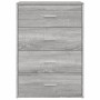 Sonoma gray engineered wood sideboard 60x31x84 cm by vidaXL, Sideboards - Ref: Foro24-840504, Price: 85,89 €, Discount: %