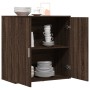 Oak brown engineered wood sideboard 79x38x80 cm by vidaXL, Sideboards - Ref: Foro24-840519, Price: 84,99 €, Discount: %