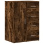 Aparador de madera de ingeniería roble ahumado 59x39x80 cm de vidaXL, Aparadores - Ref: Foro24-840538, Precio: 95,25 €, Descu...