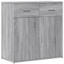 Aparador de madera de ingeniería gris Sonoma 79x38x80 cm de vidaXL, Aparadores - Ref: Foro24-840525, Precio: 116,87 €, Descue...