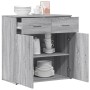 Aparador de madera de ingeniería gris Sonoma 79x38x80 cm de vidaXL, Aparadores - Ref: Foro24-840525, Precio: 116,87 €, Descue...