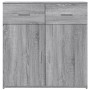 Aparador de madera de ingeniería gris Sonoma 79x38x80 cm de vidaXL, Aparadores - Ref: Foro24-840525, Precio: 116,87 €, Descue...