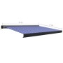 Motorized blue and white retractable awning 400x300 cm by vidaXL, Awnings - Ref: Foro24-3052689, Price: 758,92 €, Discount: %