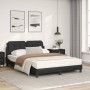 Bed with black synthetic leather mattress 120x200 cm by vidaXL, Beds and slatted bases - Ref: Foro24-3208852, Price: 367,10 €...