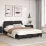 Bed with black synthetic leather mattress 140x190 cm by vidaXL, Beds and slatted bases - Ref: Foro24-3208859, Price: 356,51 €...