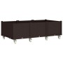 Brown PP planter with wheels 150x80x54 cm by vidaXL, Pots and planters - Ref: Foro24-367998, Price: 204,66 €, Discount: %