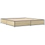 Estructura cama madera ingeniería metal roble Sonoma 180x200 cm de vidaXL, Camas y somieres - Ref: Foro24-3279828, Precio: 13...