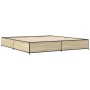 Estructura cama madera ingeniería metal roble Sonoma 180x200 cm de vidaXL, Camas y somieres - Ref: Foro24-3279828, Precio: 13...