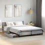 Sonoma gray engineered wood bed with drawers 150x200 cm by vidaXL, Beds and slatted bases - Ref: Foro24-3279930, Price: 183,9...