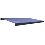 Blau-weiße motorisierte Rollenmarkise 500x300 cm von vidaXL, Markisen - Ref: Foro24-3052695, Preis: 809,99 €, Rabatt: %