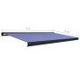 Blau-weiße motorisierte Rollenmarkise 500x300 cm von vidaXL, Markisen - Ref: Foro24-3052695, Preis: 809,99 €, Rabatt: %