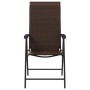 Folding garden chairs 2 units brown synthetic rattan by vidaXL, Garden chairs - Ref: Foro24-4007138, Price: 143,94 €, Discoun...