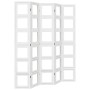 White Paulownia solid wood 5-panel dividing screen by vidaXL, Room dividers - Ref: Foro24-358696, Price: 162,99 €, Discount: %