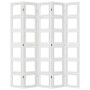 White Paulownia solid wood 5-panel dividing screen by vidaXL, Room dividers - Ref: Foro24-358696, Price: 162,99 €, Discount: %