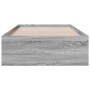 Sonoma gray engineered wood bed with drawers 75x190 cm by vidaXL, Beds and slatted bases - Ref: Foro24-3280445, Price: 114,50...