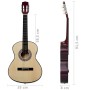 Set de guitarra clásica para principiantes 8 piezas 3/4 36" de vidaXL, Guitarras - Ref: Foro24-70115, Precio: 76,07 €, Descue...