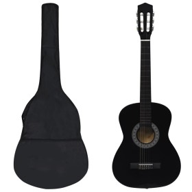 Classical guitar set for beginners 8 pieces black 3/4 36" by vidaXL, Guitars - Ref: Foro24-70119, Price: 73,74 €, Discount: %