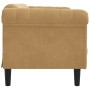 Brown velvet 2-seater sofa by vidaXL, Sofas - Ref: Foro24-372584, Price: 293,47 €, Discount: %