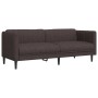 2-teilige Sofagarnitur aus dunkelbraunem Stoff von vidaXL, Sofas - Ref: Foro24-3209241, Preis: 552,99 €, Rabatt: %