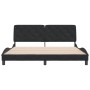 Estructura de cama con cabecero de terciopelo negro 180x200 cm de vidaXL, Camas y somieres - Ref: Foro24-3207937, Precio: 251...